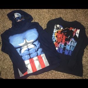 Superhero long sleeve shirts